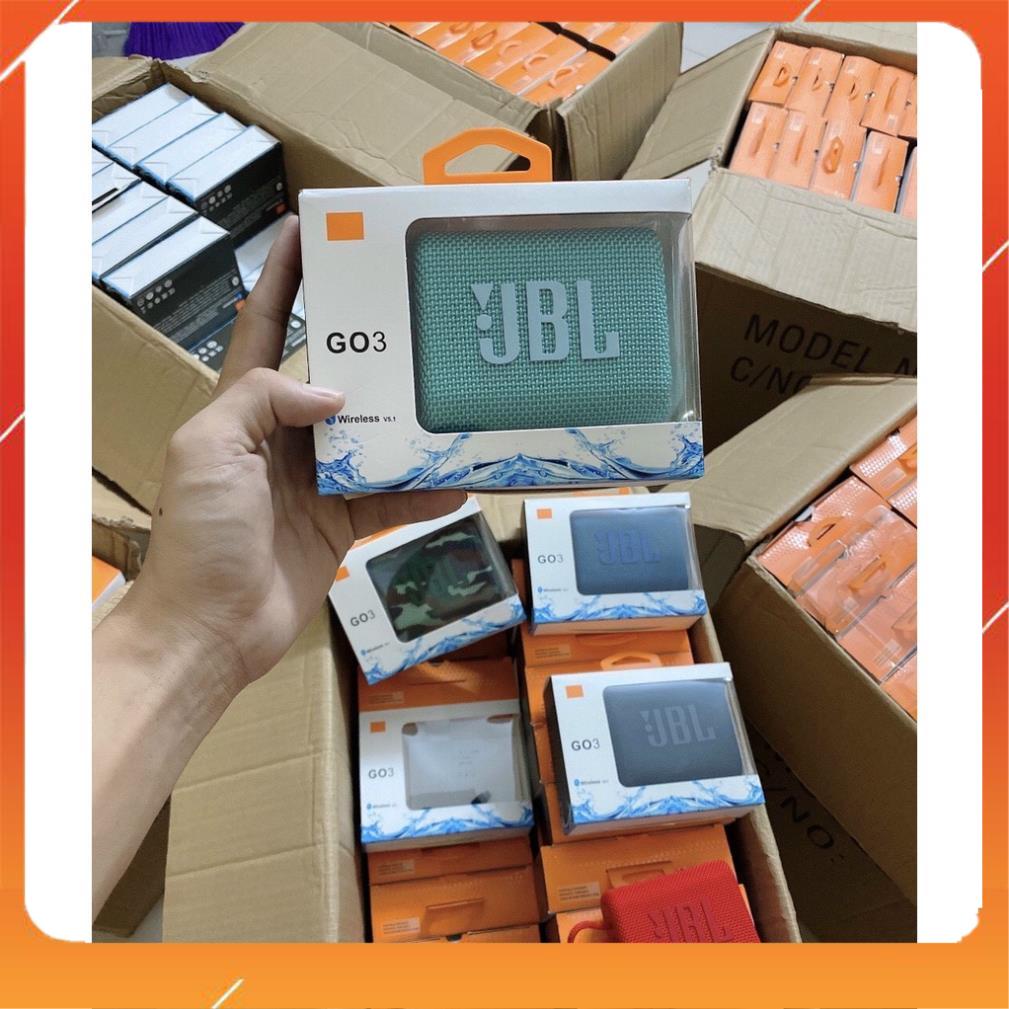 Loa bluetooth mini  go 3 Fullbox New 100% giá rẻ nhỏ gọn tiện lợi âm thanh to rõ pin 5h Bảo hành 3 tháng 1 đổi 1