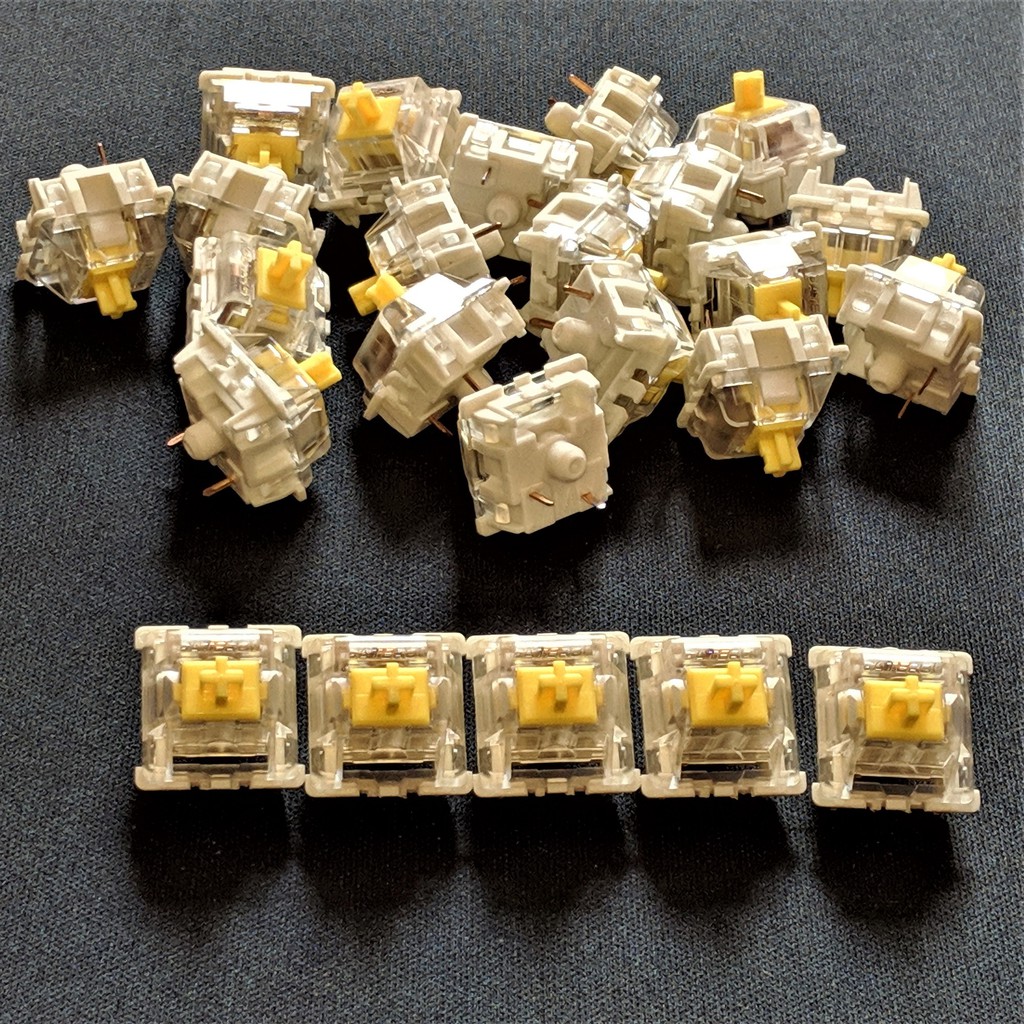 5 Switch Gateron Yellow cho bàn phím cơ