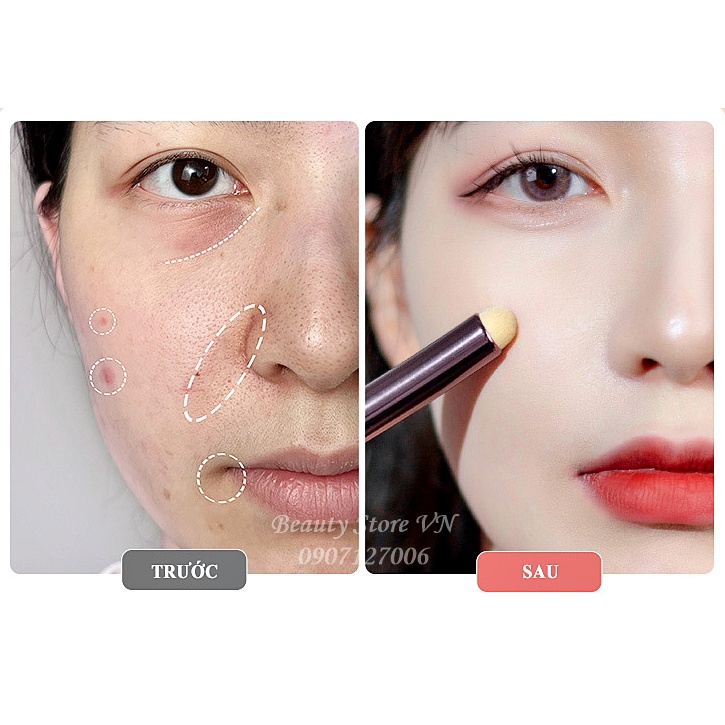 [LOẠI 1] Cọ Tán Son Môi &amp; Che Khuyết Điểm Đa Năng Cao Cấp