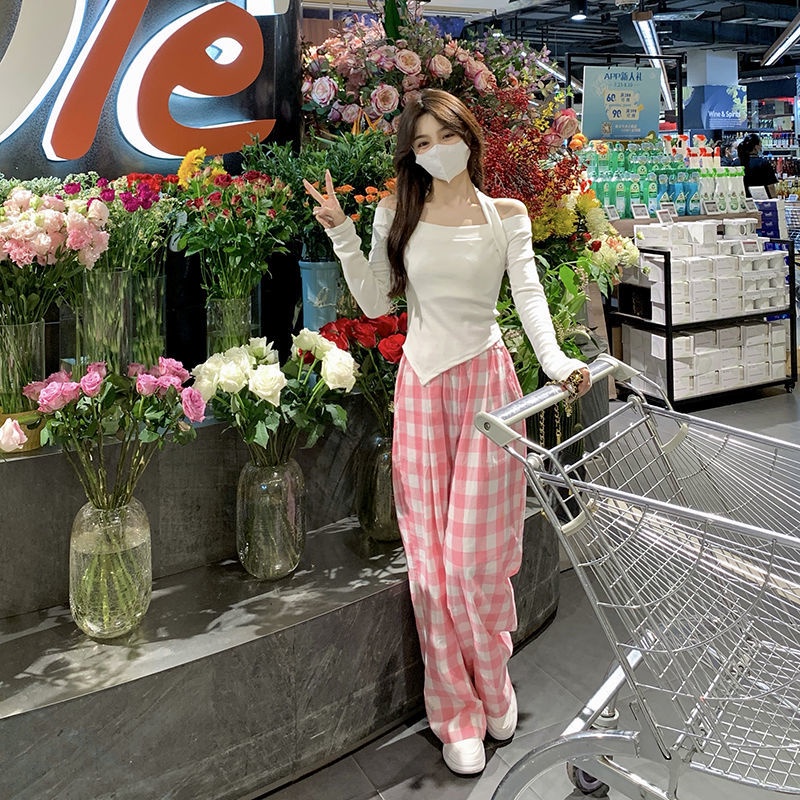 Áo thun IELGY tay dài phong cách Hàn Quốc thời trang cho nữ