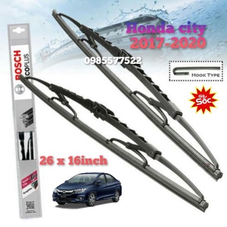 Gạt mưa  Boch Ecoplus Honda City 2017-2020. Bộ 2 cây 26x16inch