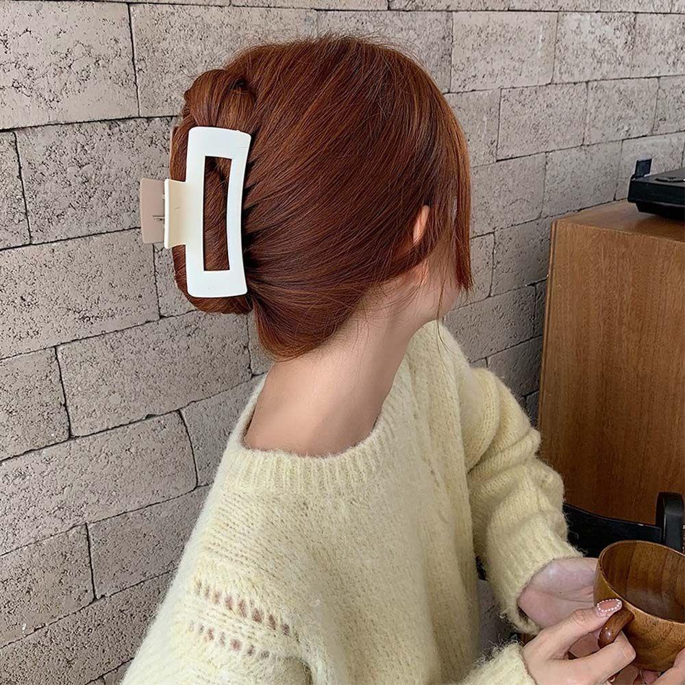 EXPEN Kẹp Tóc Dạng Móng Vuốt Phong Cách Hàn Quốc Đơn Giản Cho Nữ