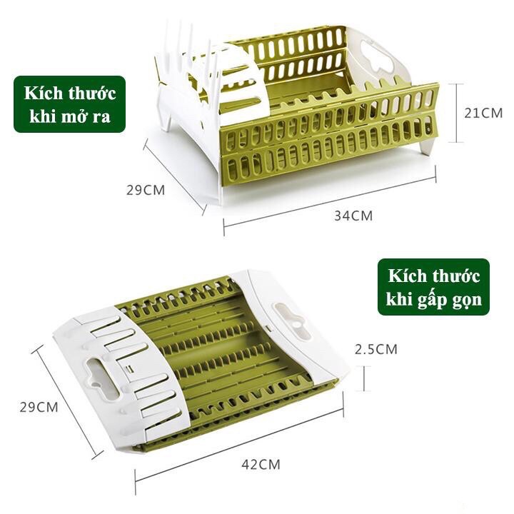 Rổ đựng, úp chén bát gấp gọn thông minh dành cho gia đình bạn