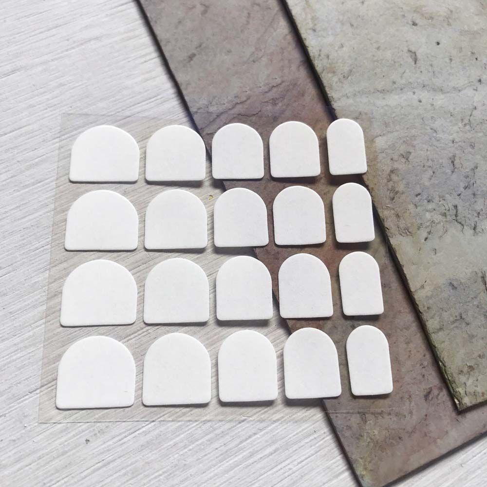 Bộ 20 Móng Tay Giả Trong Suốt Hai Mặt Dán Chắc Chắn Chất Lượng Cao