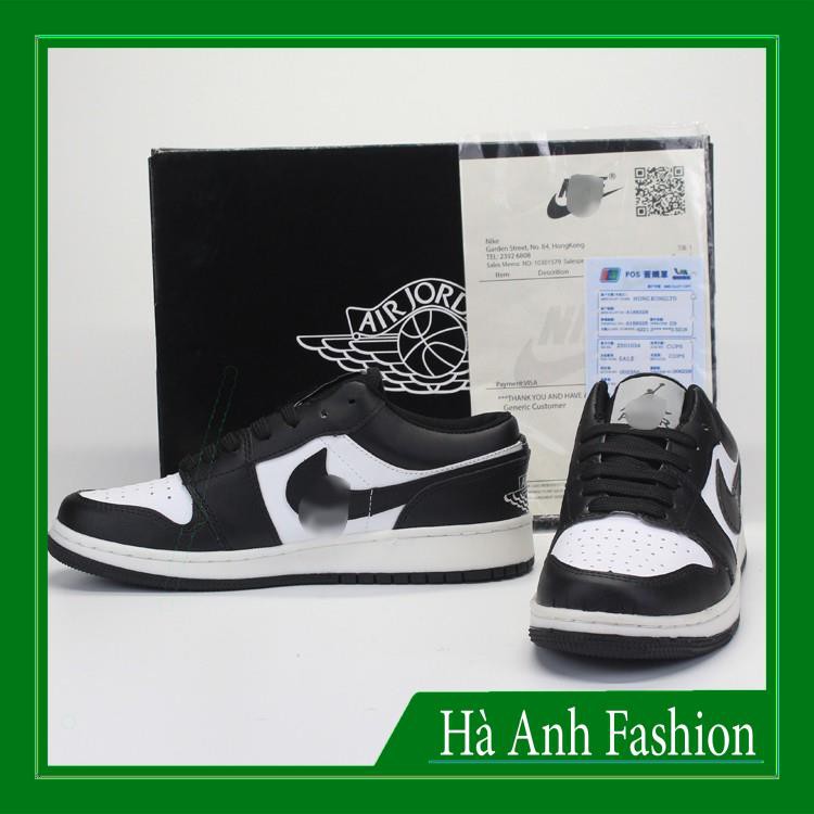 💥FREE SHIP-HÀNG QUẢNG CHÂU💥Giày thể thao sneaker Air Jordan 1 Low JD thấp  đen full  box - Hà Anh Fashion