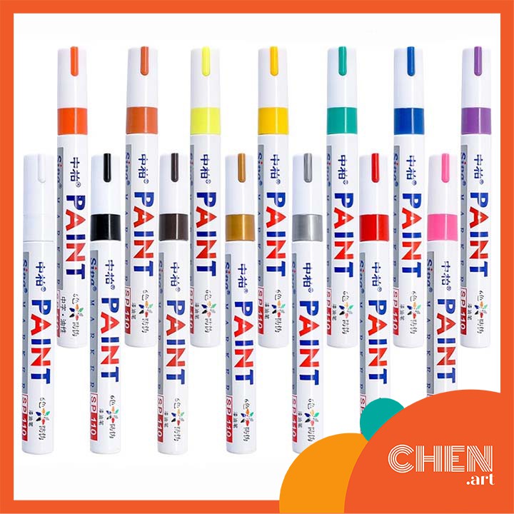 [Siêu Sale] Bút Repaint-Sipa Paint Marker-Bút Vẽ Lốp-Bút Vẽ Giày Nhiều Màu B02