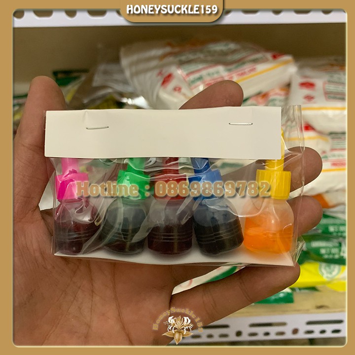 Màu nước thực phẩm Thiên Thành 1 vỉ 5 mầu (5ml/chai) | BigBuy360 - bigbuy360.vn