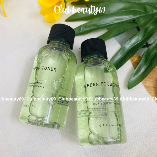 Toner rau củ Graymelin Green food toner 50ml