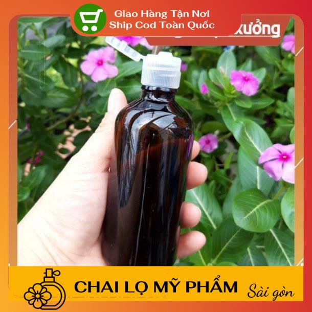 Chai Chiết Mĩ Phẩm ❤ SIÊU RẺ ❤ Chai nắp bật thủy tinh 50ml,100ml , chai chiết mỹ phẩm , phụ kiện du lịch