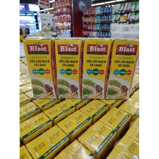 thùng 48 hộp sữa lúa mạch có canxi B'fast 180ml