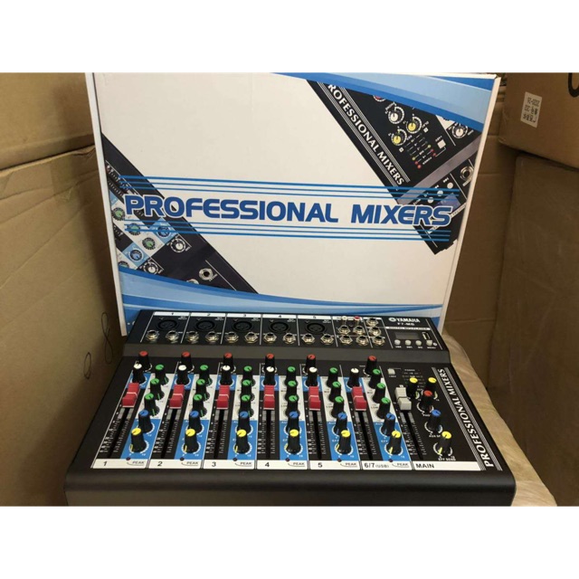 Bàn Mixer yamaha F7 MB có Bluetooth