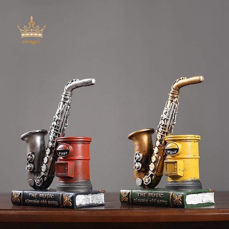 (Đang Bán) Bộ Dụng Cụ Đựng Bút Hình Kèn Saxophone