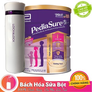 {tặng bình giữ nhiệt lock&lock) combo 4 lon sữa bột pediasure - 1.6kg