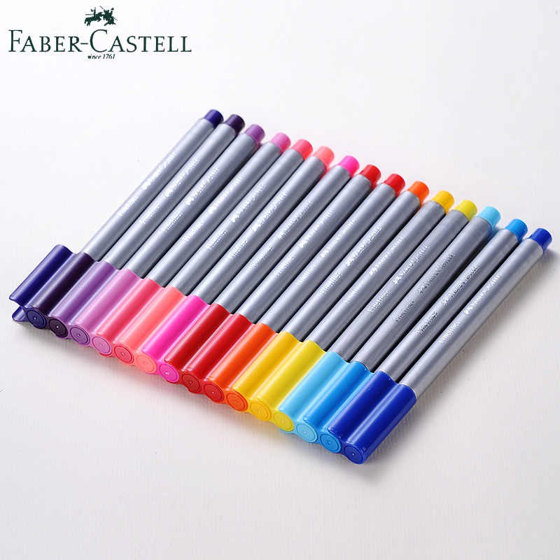 BÚT DẠ KIM / LINE MÀU NGÒI 0.4 MM NẮP KẸP FABER CASTELL BỘ 12/18/30 MÀU (FABER CASTELL CONNECTOR FINELINER SET 12/18/30)