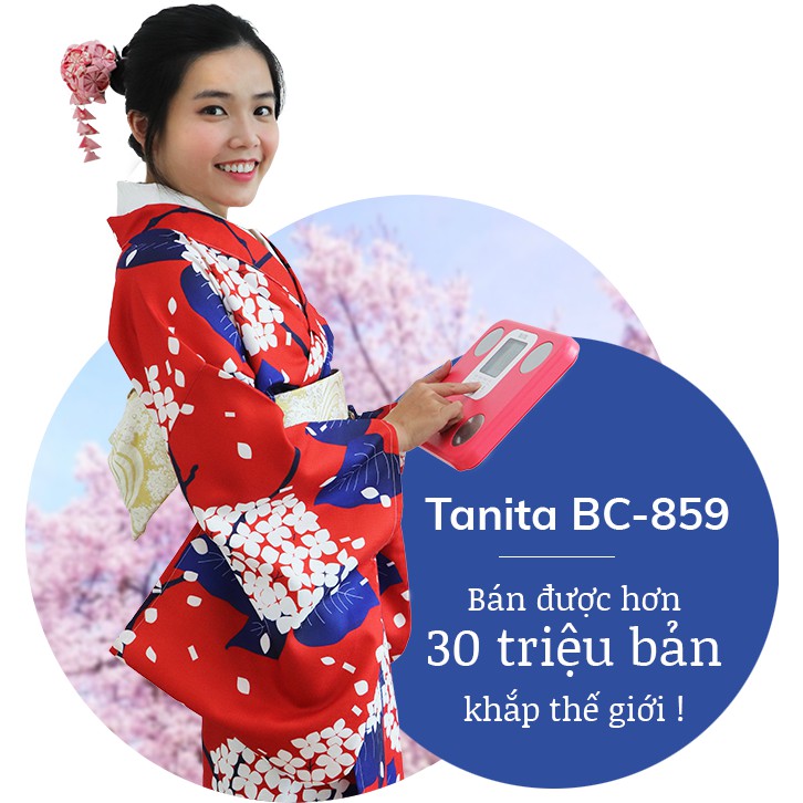 Cân phân tích lượng mỡ cao cấp Tanita BC859 [Nhật Bản] - đời mới - made in Japan