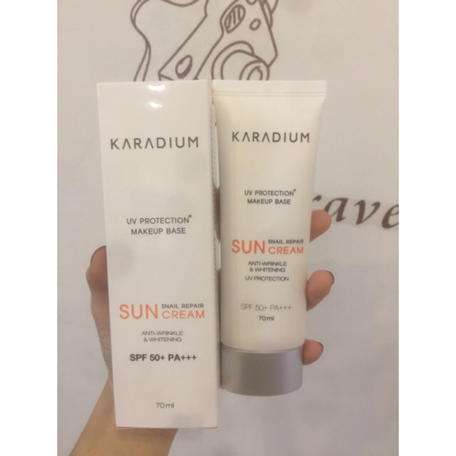 Kem chống nắng Karadium Sun Snail Repair Cream 70ml