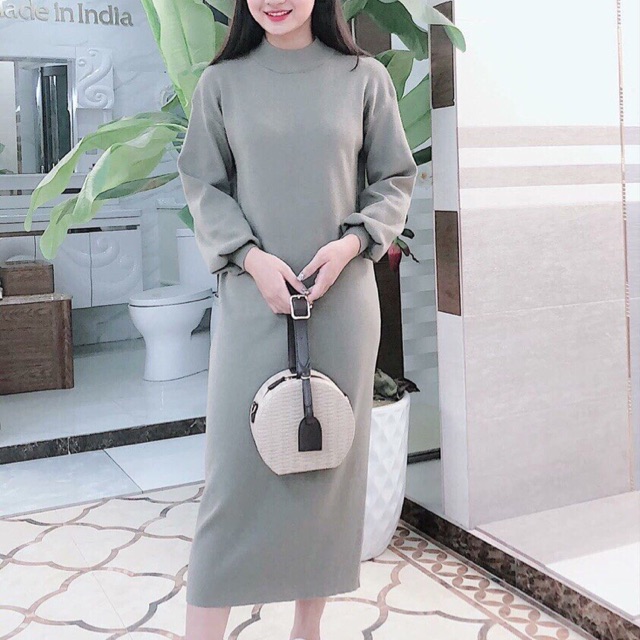 Váy len suông cao cấp