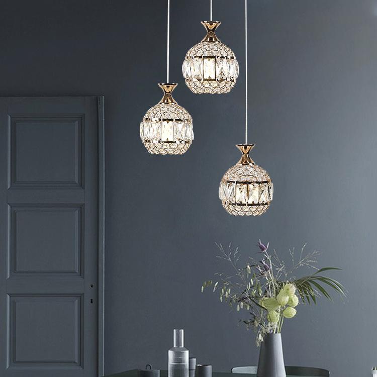 Đèn Thả Pha Lê Sang Trọng Hiện Đại Trang Trí Phòng Ngủ, Phòng Bếp, Phòng Khách SHOWROOM Cực chất