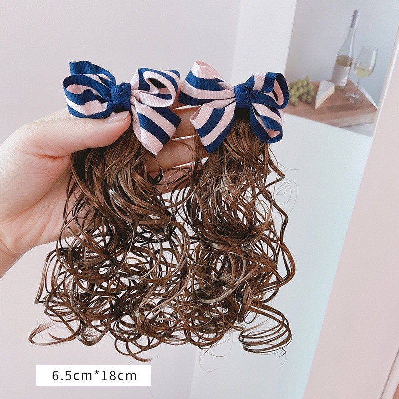 Set 2 kẹp tóc giả đính nơ cho bé siêu xinh siêu điệu 🥰