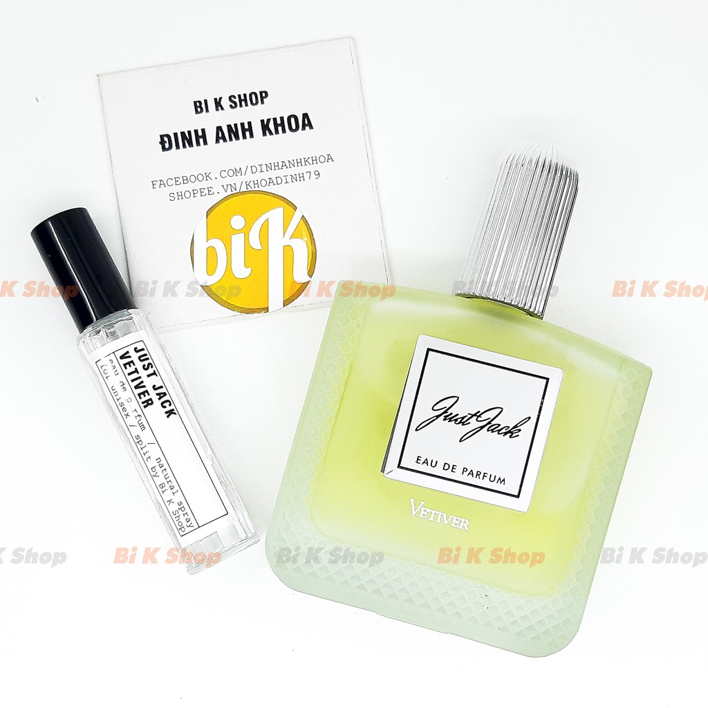 Bi K Shop - Nước hoa nam Just Jack Vetiver EDP [Mẩu thử] | BigBuy360 - bigbuy360.vn