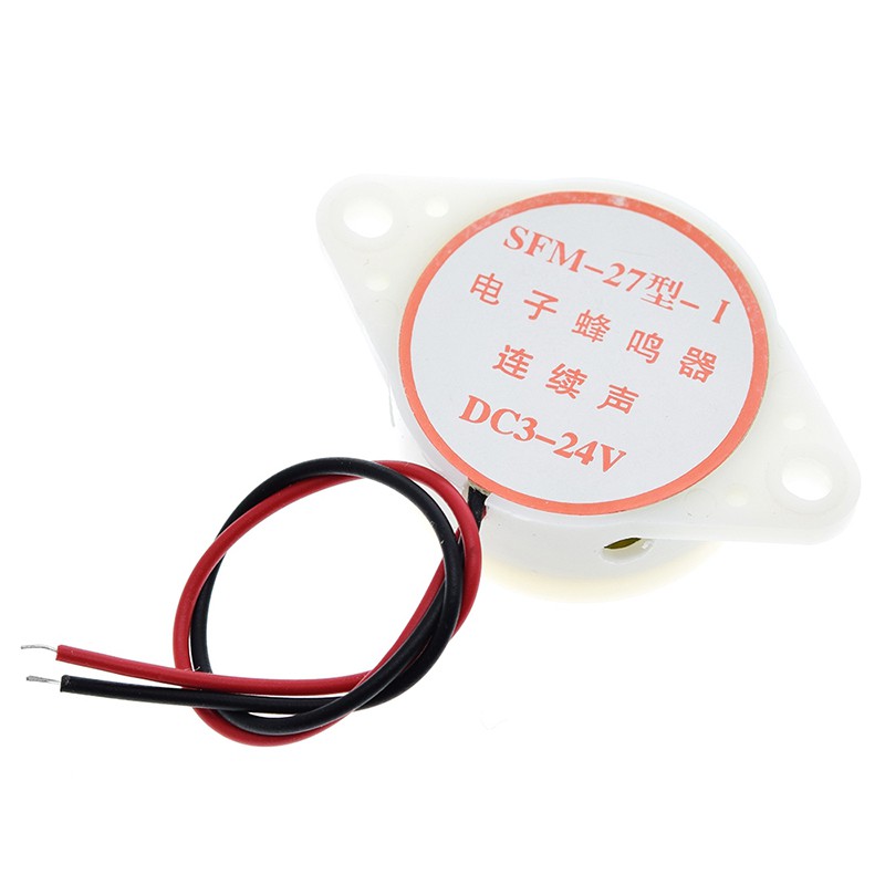 Còi báo động điện tử decibel 3-24V 12V 95DB 12 V DIY cho Arduino SFM-27