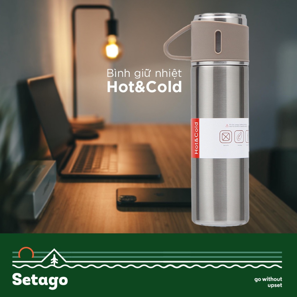 BÌNH SIÊU GIỮ NHIỆT 24H 𝗛𝗢𝗧&𝗖𝗢𝗟𝗗 - Tối ưu cho việc giữ nhiệt, đảm bảo giữ nóng liên tục, giữ đá không tan 24h