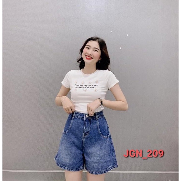 Quần Short Nữ jean kaki Dành Cho Nữ MinaFashion