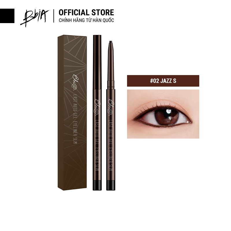 Chì Kẻ Mắt Bbia Last Auto Gel Eyeliner Slim (5 màu) 0.1g Bbia Official Store