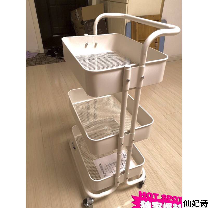Kệ Đựng Dụng Cụ Spa 3 Tầng Có Bánh Xe Loại Tốt