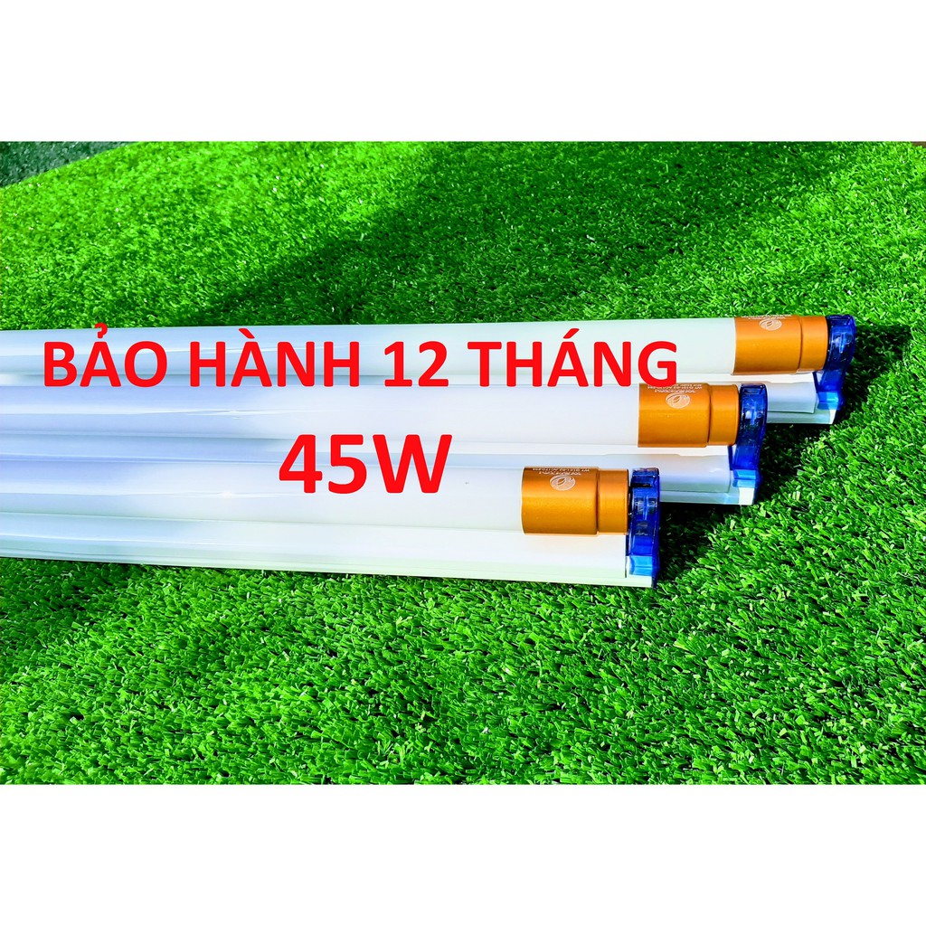 Combo 3 Bộ đèn led tuýp 1m2 (1,2m) 45W công suất cao siêu ánh sáng, phủ sáng cực rộng và đều