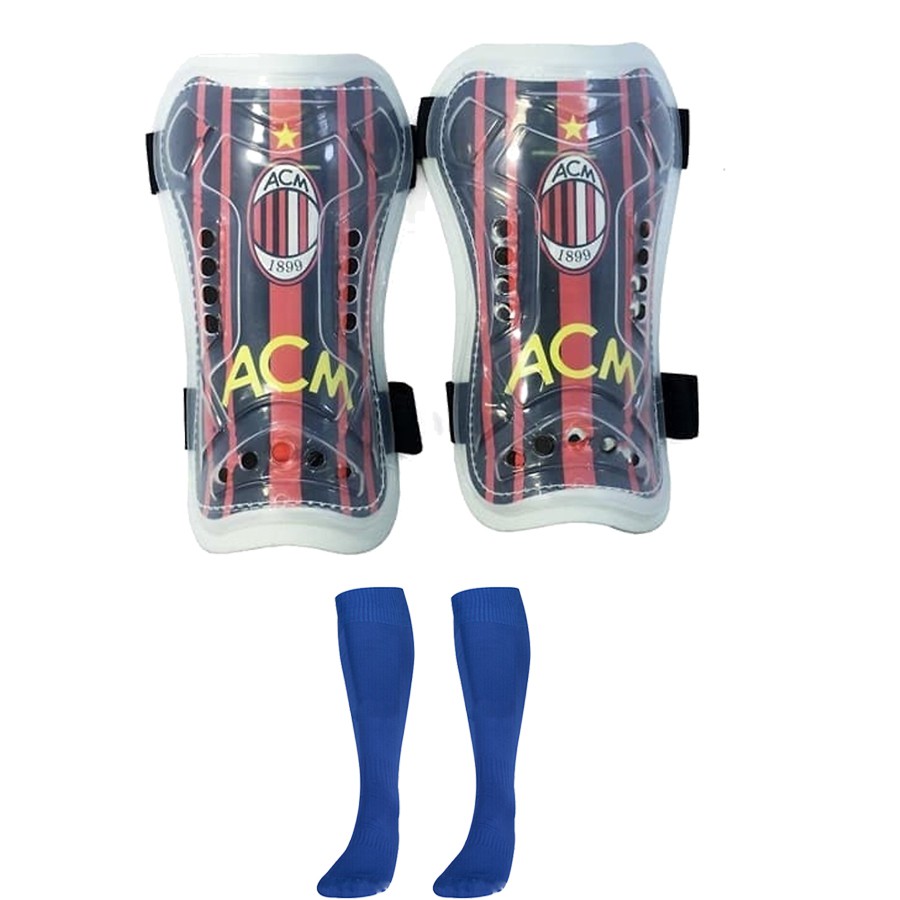 Combo Bó ống đồng đá bóng trẻ em các câu lạc bộ+Tất đá bóng dài trẻ em