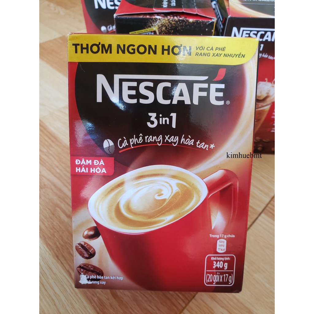 Nescafe Đậm Đà Hài Hòa 3 in 1 (1 hộp=20 Gói 17g)