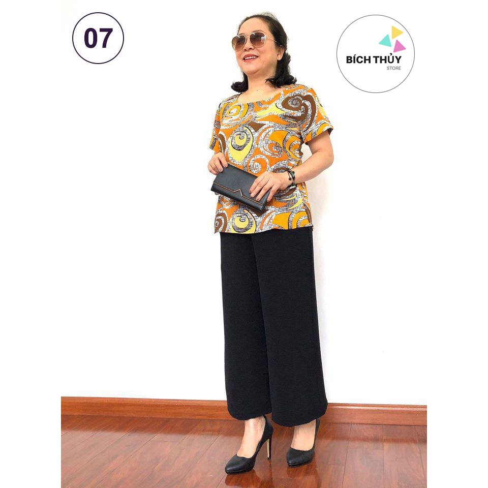 [Mã WA722 hoàn 15% xu đơn 99k] Thời trang trung niên lụa Hàn Châu - Thời trang 2020 - Bích Thủy shop | BigBuy360 - bigbuy360.vn