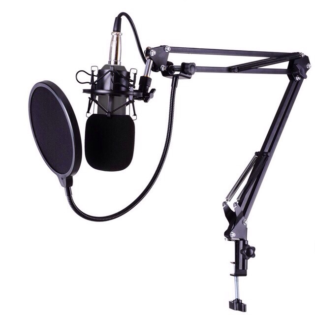 MICRO THU ÂM BM800 GỒM CHÂN MIC BM800 Và LỌC