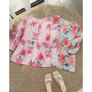 Áo hoa babydoll