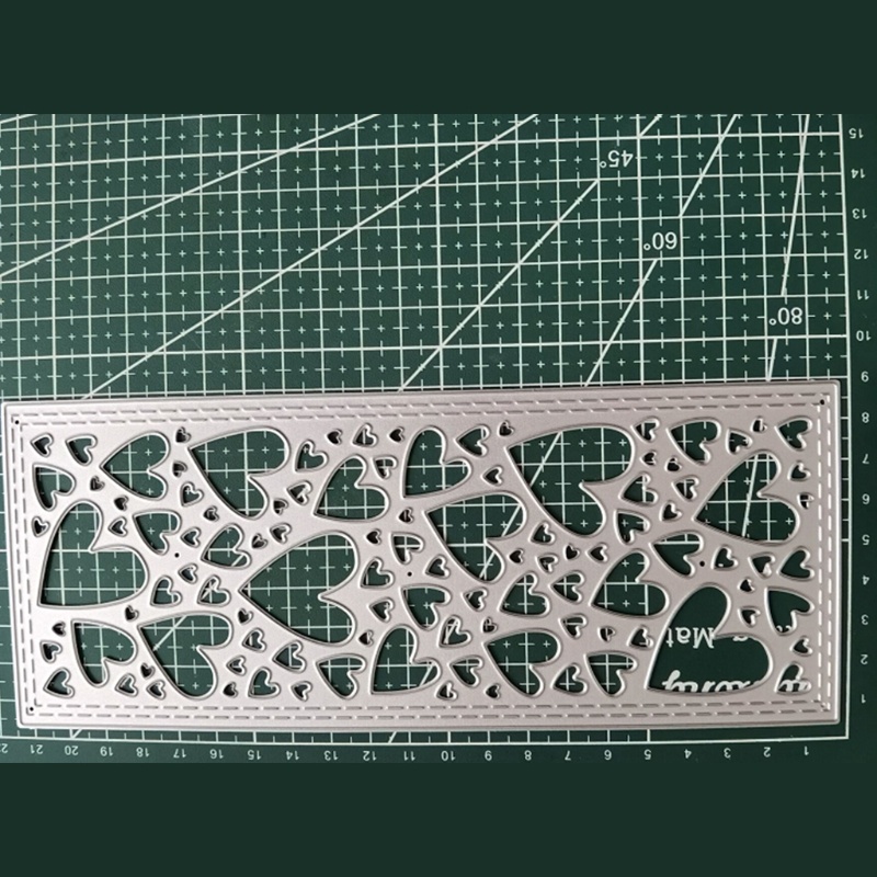 Khuôn Cắt Giấy Làm Từ Kim Loại Hình Khu Vực Trang Trí Scrapbook