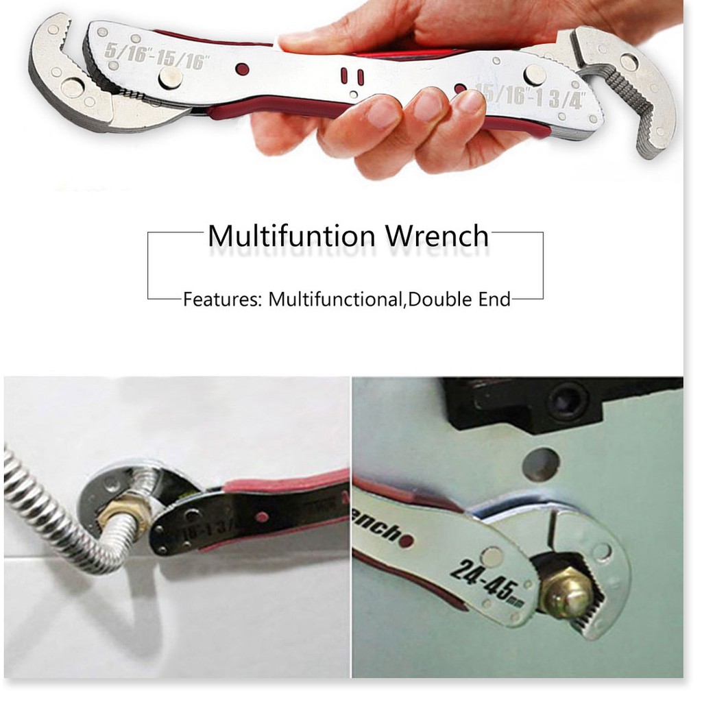 Dụng cu vặn ốc  🔖1 ĐỔI 1 🔖  Cờ lê đa năng Magic Wrench Hàn Quốc thay thế tất cả cờ lê mỏ lết truyền thống 5882