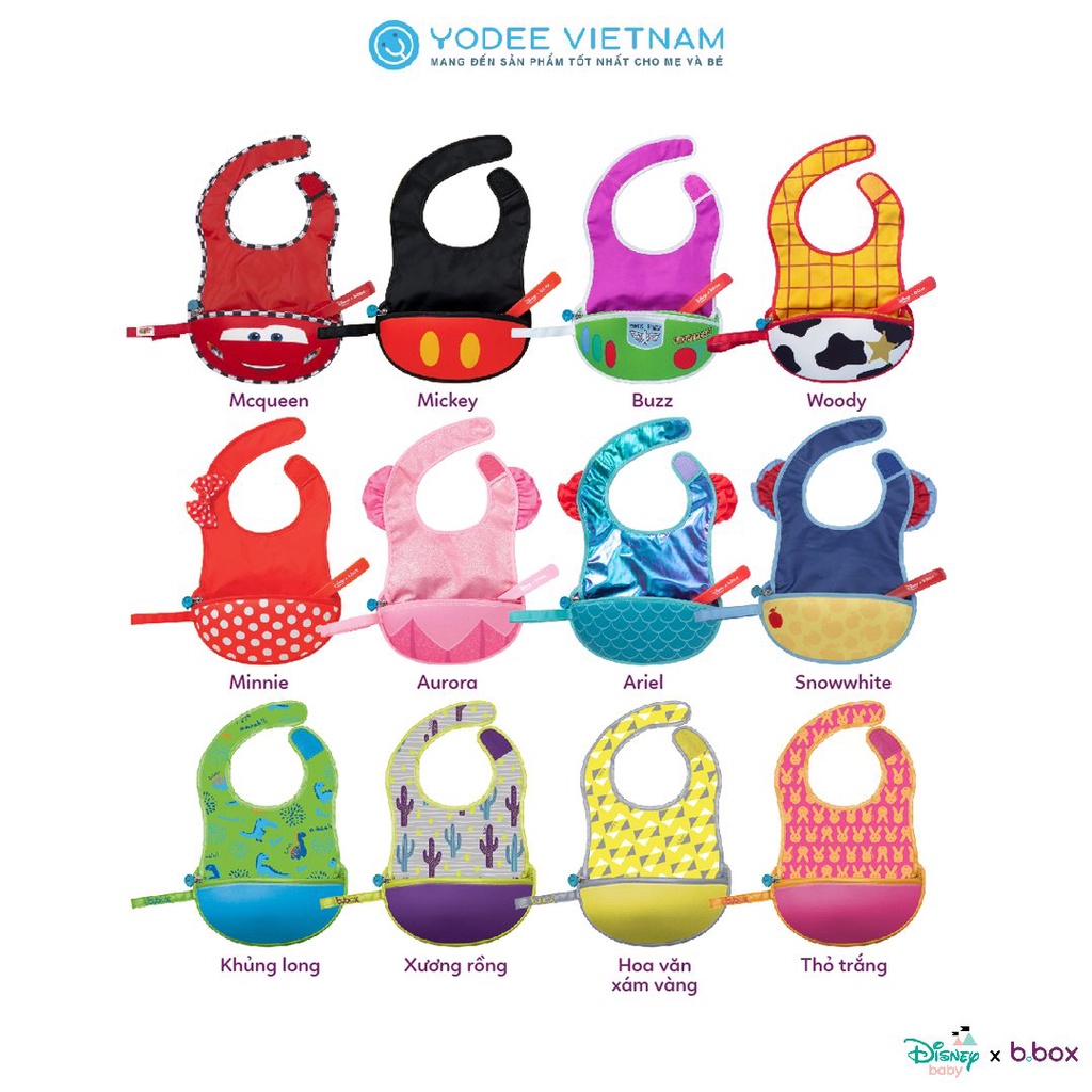 Yếm ăn kèm muỗng B.Box cho bé