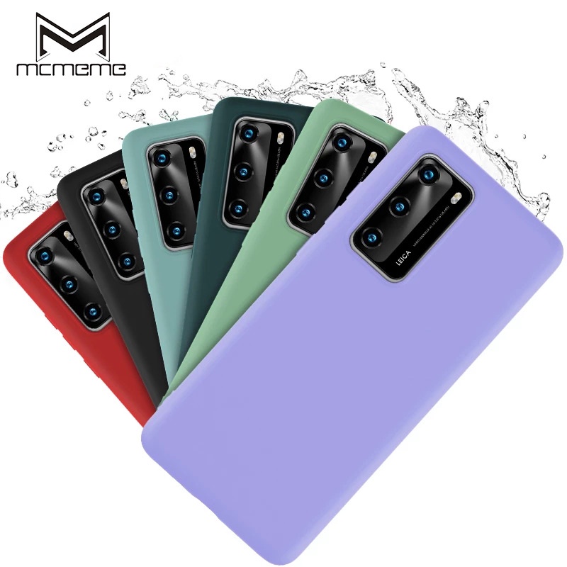 Ốp điện thoại silicon màu kẹo nhám kèm dây đeo dành cho Huawei P60 Pro P50 P40 P30 P20 Pro Lite Plus Pro+ +