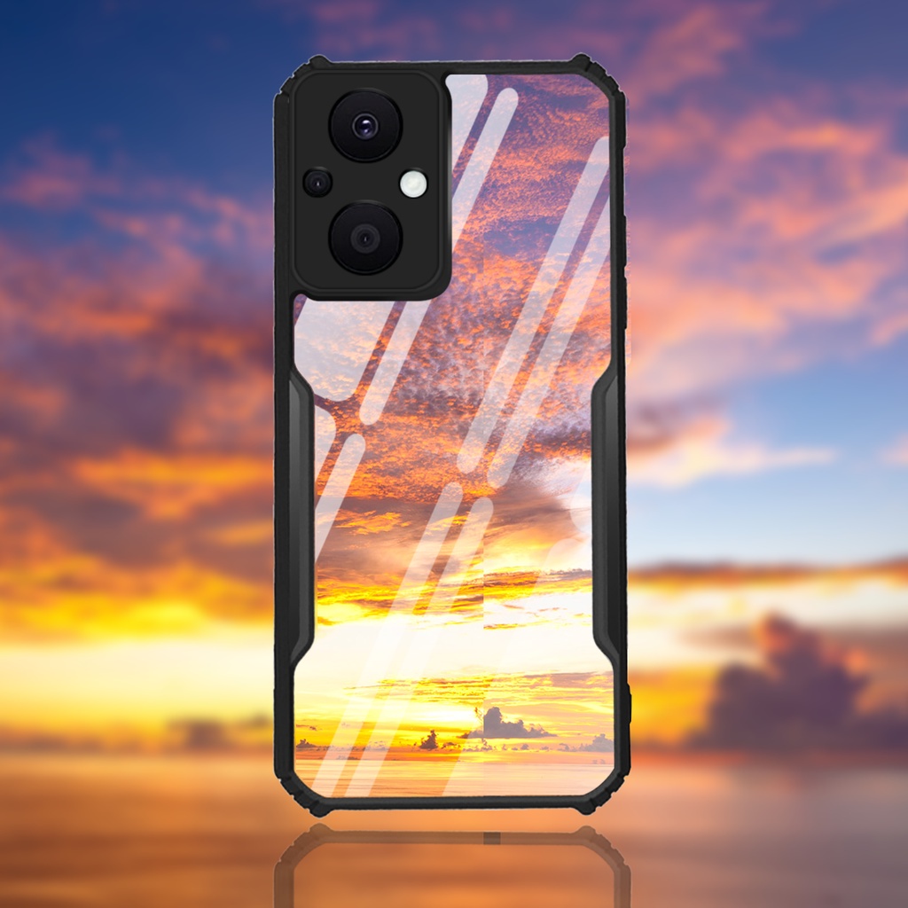 Ốp Điện Thoại PC + TPU Trong Suốt Cho OPPO Reno 8Z reno8Z 5G