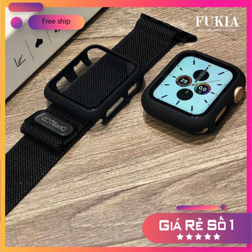 Ốp Ap Watch 🤖 FREESHIP 🤖 Ốp Cường Lực Full Màn Ap Watch 2 In 1 Bảo Vệ Màn hình + Body - Châts Case Store