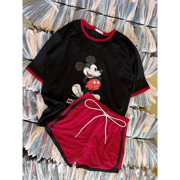 Set micky dễ thương sỉu luôn ạ tay lở nha khách_ Hình thật 100%