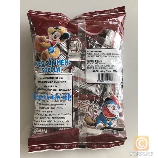 Kẹo sữa bò mềm vị Sô-cô-la Donamilk