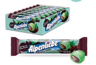 Kẹo alpenliebe bạc hà nhân socola