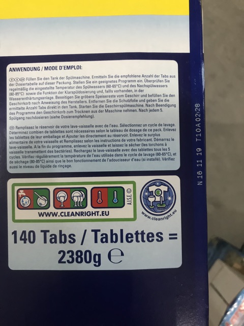 Combo 90 viên rửa bát finish All in 1 + Nước vệ sinh máy rửa bát - HANOIMART