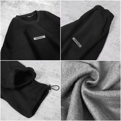 Set nỉ oversize Ess, JACKLANE, Set bộ nỉ mùa đông Unisex Jack Lane