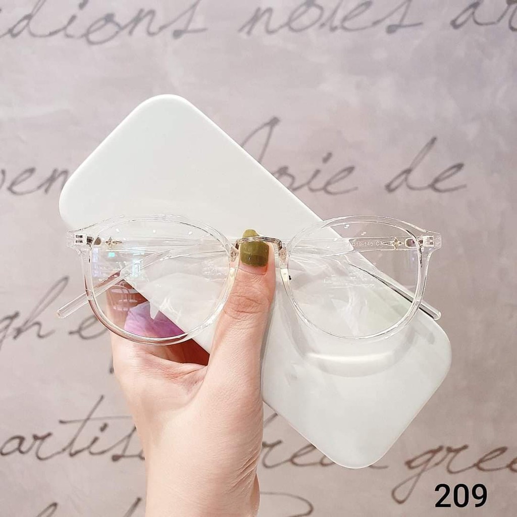 Gọng Kính Cận Nam Nữ Chilistore Kính Cận Thời Trang Mắt Tròn 209