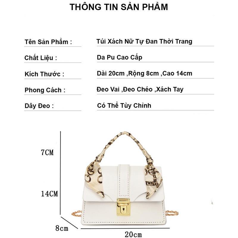 Túi xách nữ đeo chéo đẹp HALA túi handmade tự đan da pu phong cách thời trang cao cấp