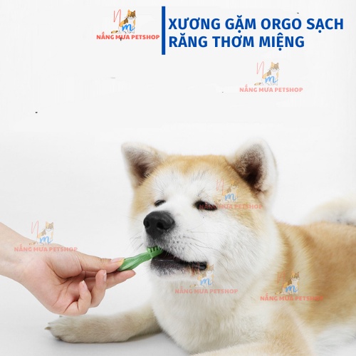 Xương gặm Orgo sạch răng, thơm miệng, bổ sung canxi cho chó