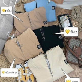 Áo khoác da lộn logo fom cánh dơi